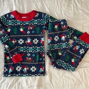 Festive Kids Pajamas - Gnome Print